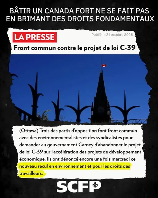 Photo : SCFP